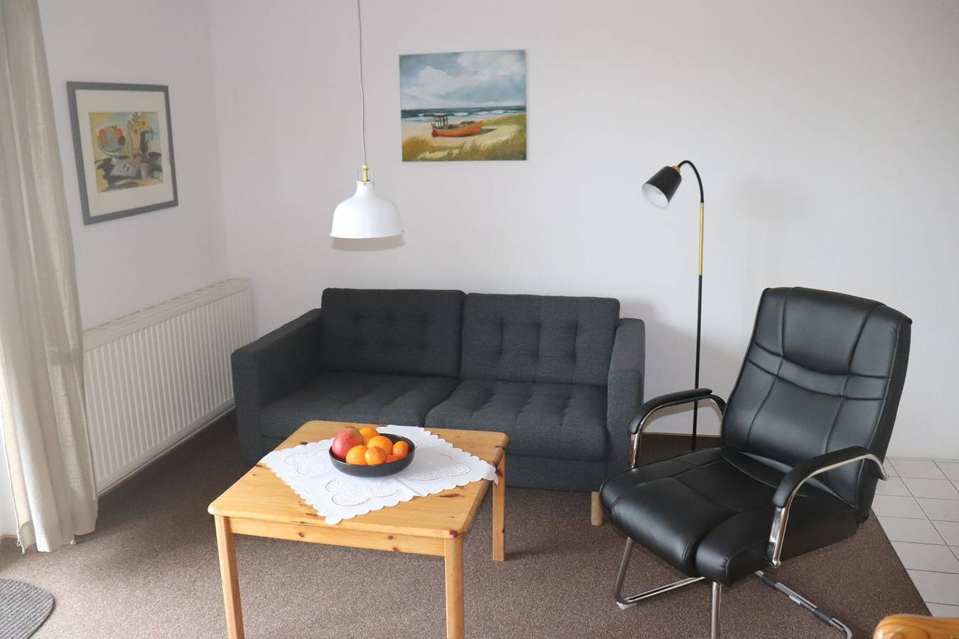 Ganze Wohnung, Erdgeschoss Fewo mit Südterrasse und wunderschönen Hafen und Boddenblick - Ella in Wieck am Darß, Fischland - Darß - Zingst
