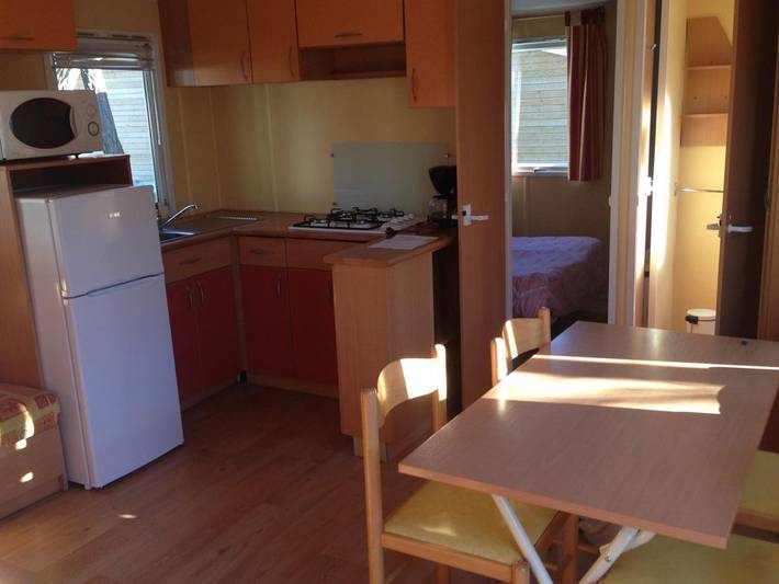 Mobil home pour 4 personnes, avec terrasse et piscine à Estavar - 2