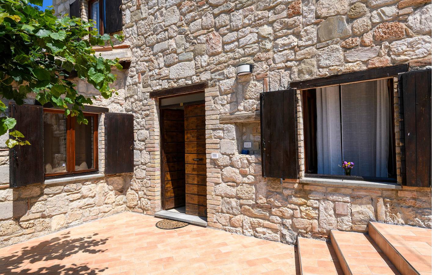 Apartamento vacacional entero, Apartamento de vacaciones para 6 personas con sauna in Montemonaco, Parque Nacional de los Montes Sibilinos