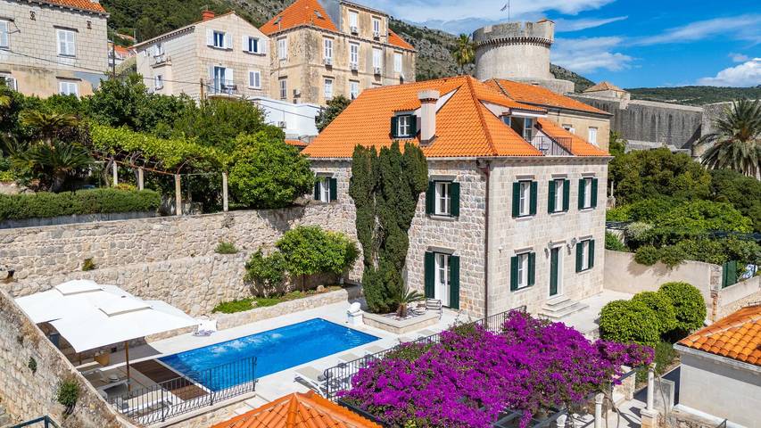 Villa für 8 Personen, mit Garten und Pool sowie Sauna und Balkon in Dubrovnik