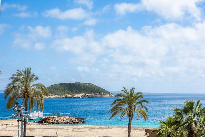 Location de vacances pour 4 personnes, avec balcon à Magaluf