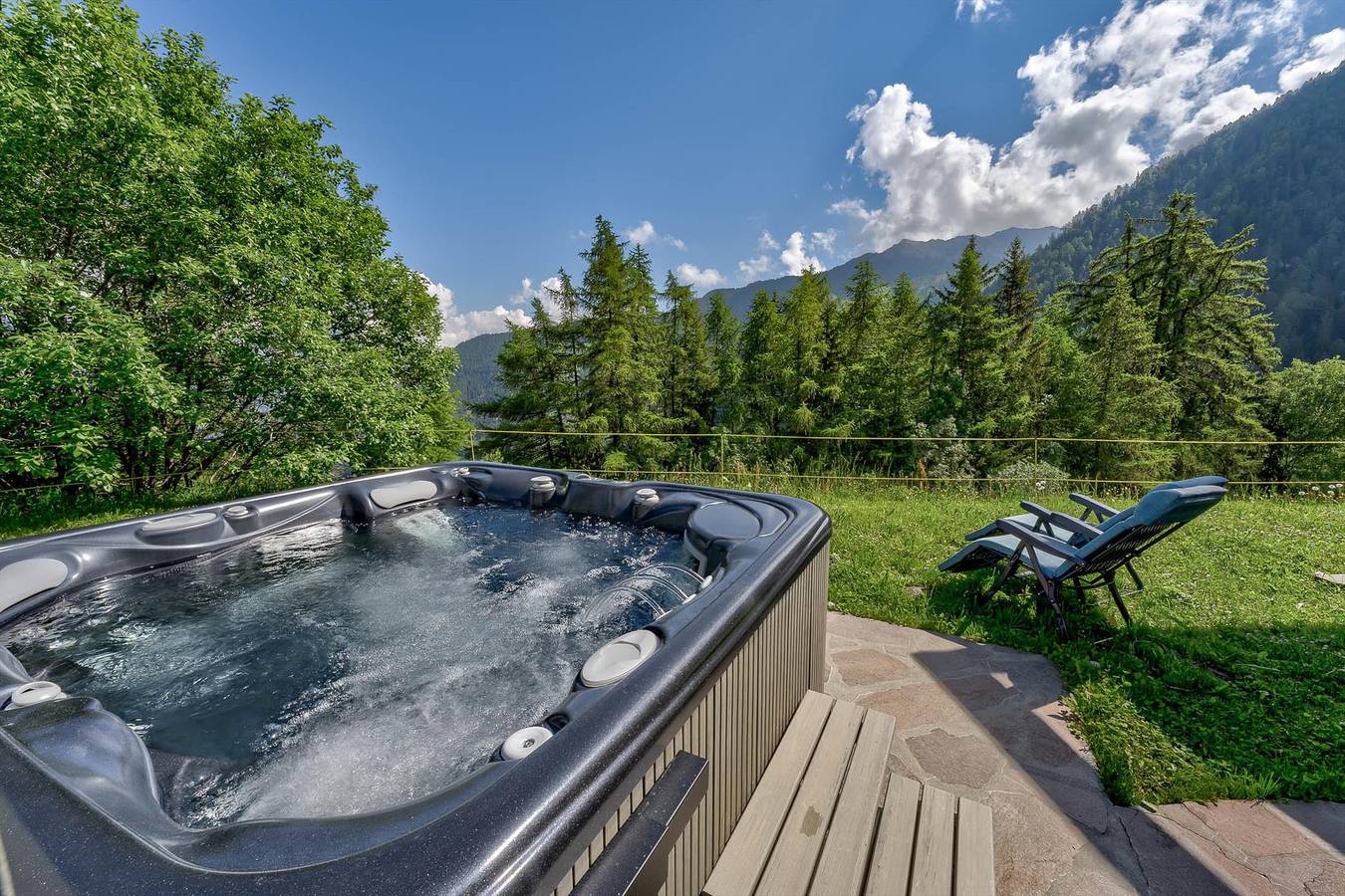 Chalet Flocon de Neige - jacuzzi - sauna in La Tzoumaz, Riddes