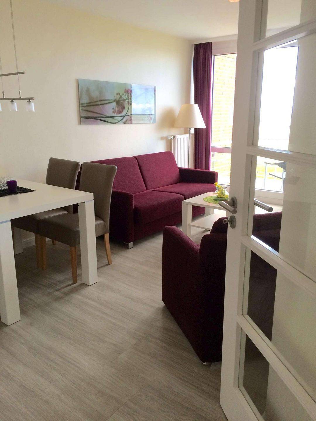 Ganze Wohnung, 2-Raumappartement Lachmöwe Seeseite mit außergewöhnlichem Meerblick in Stein in Wendtorfer Strand, Stein