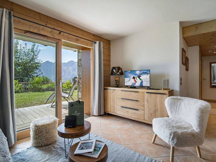 Ganze Wohnung, Apartment in Bisanne 1500, 6 Personen, Parkplatz inklusive in Villard-sur-Doron, Albertville und Umgebung