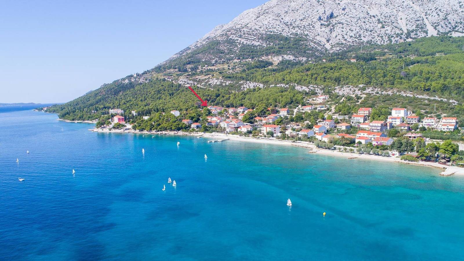 Ganze Wohnung, Ferienwohnung für 3 Personen mit Balkon/Terrasse in Orebic, Dubrovnik-Neretva