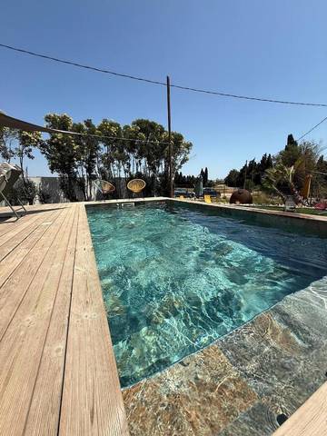 Villa pour 10 personnes, avec jardin et jacuzzi ainsi que balcon et piscine à Mauguio