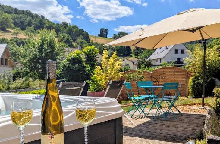 Maison d’hôte pour 2 personnes, avec Terrasse ainsi que Jacuzzi et Jardin à Orbey - 4