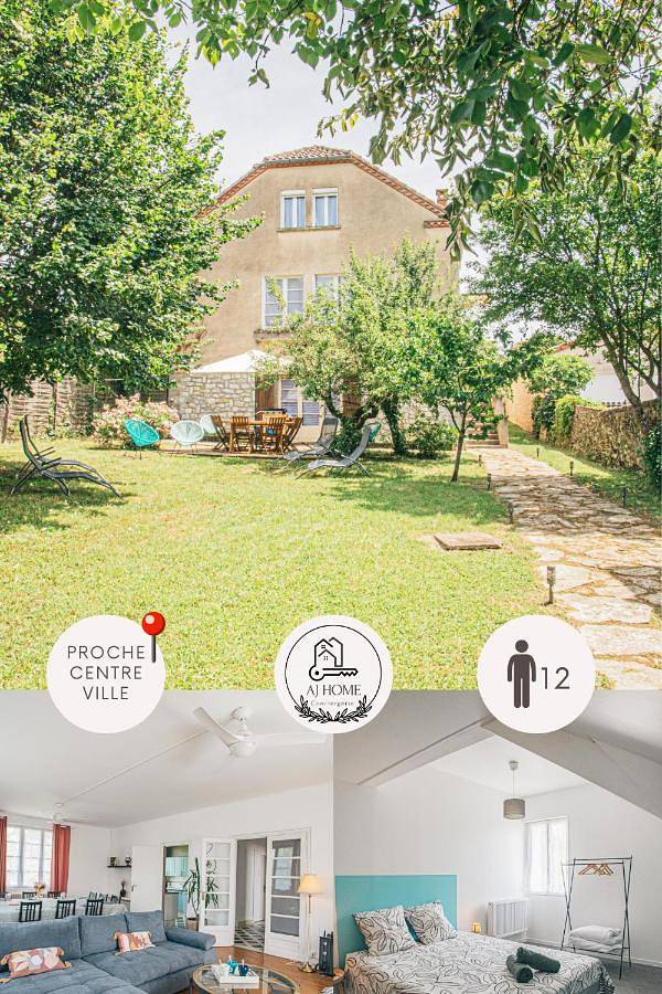 Maison de vacances pour 12 personnes, avec Terrasse à Cahors