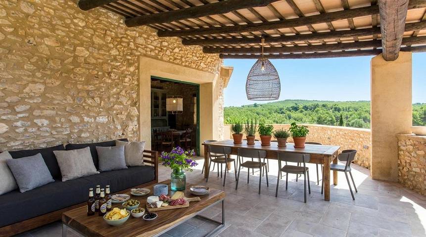 Casa rural para 6 personas, con Terraza y Jardín además de Piscina y Vistas en Olérdola - 4