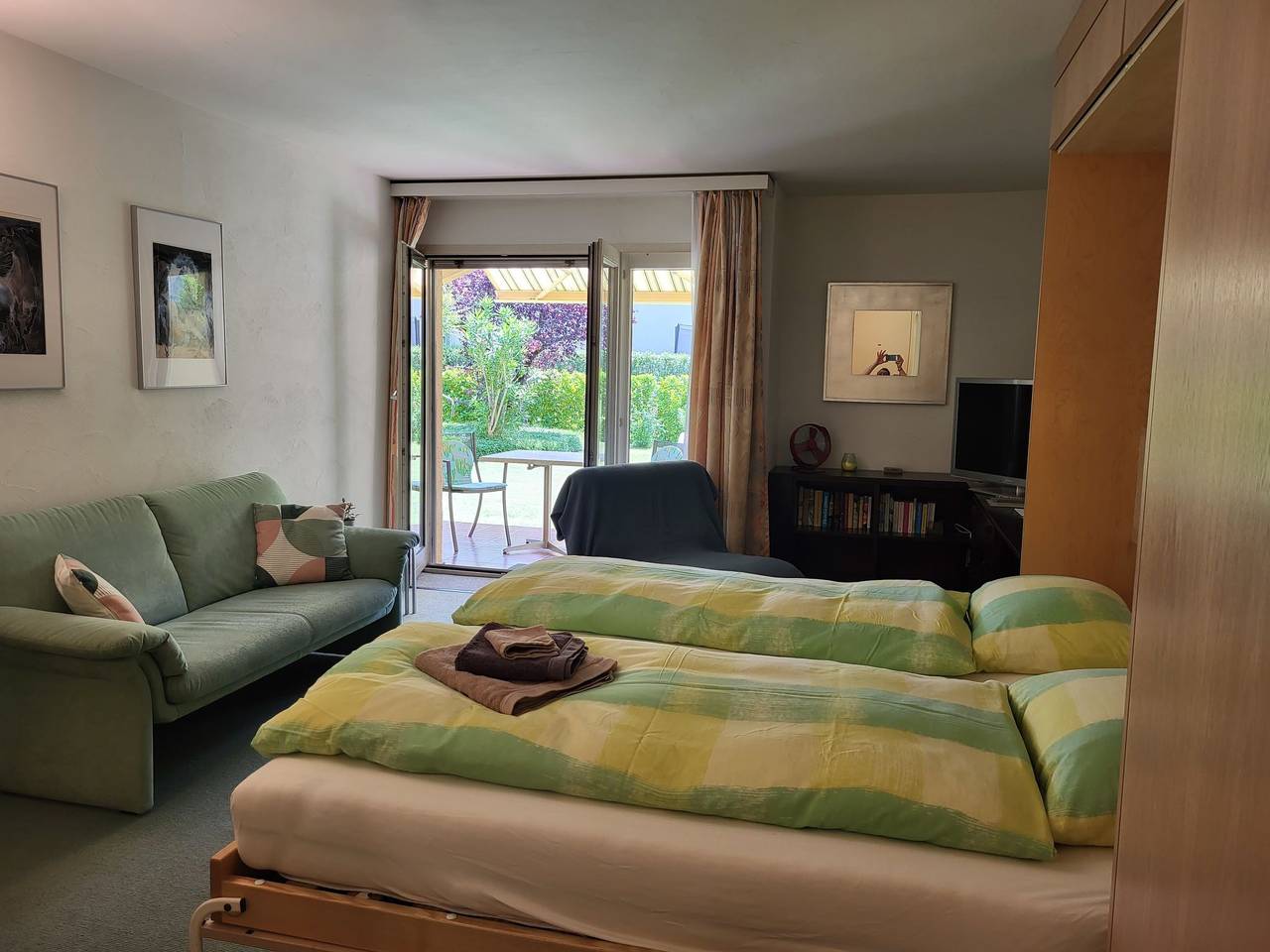 Ganze Wohnung, Residenza Parcolago Apt 018 mit Garten in Caslano, Luganersee