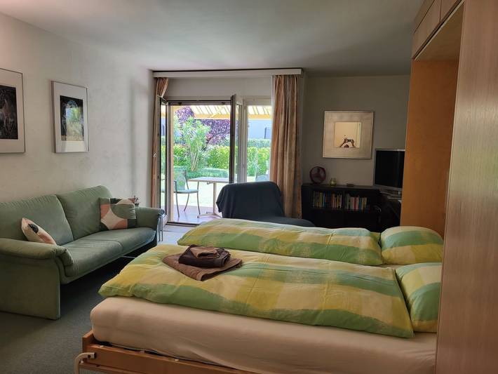 Ferienwohnung für 2 Personen, mit Terrasse und Garten im Ticino