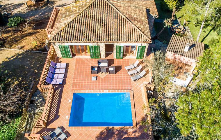 Finca für 10 Personen, mit Balkon und Garten in Alaró