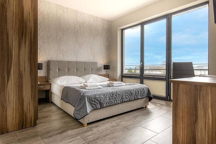 Apartament wakacyjny dla 2 osób, z widok w Krynica Morska