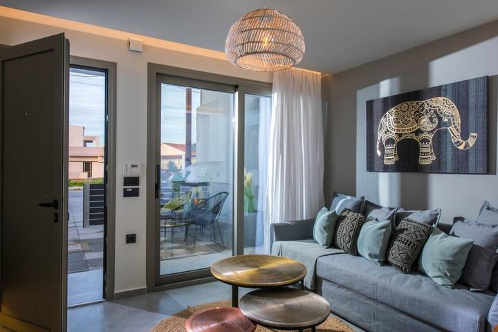 Ferienwohnung für 4 Personen, mit Balkon und Garten auf Kreta - 2