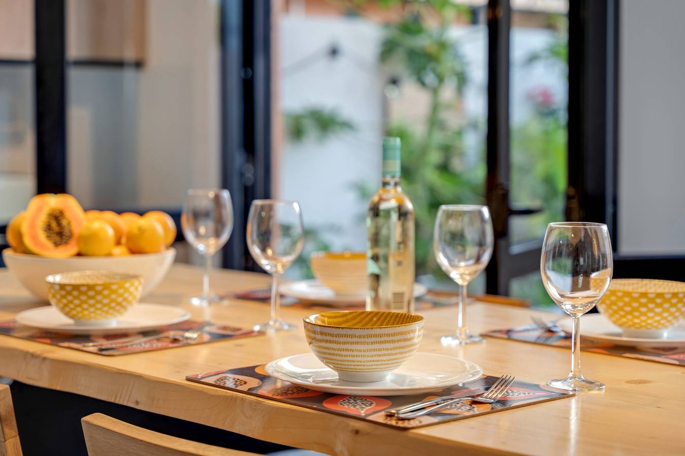 Maison de vacances « Casa Papaya » avec piscine commune, terrasse privée et Wi-Fi in Playa el Médano, Granadilla de Abona