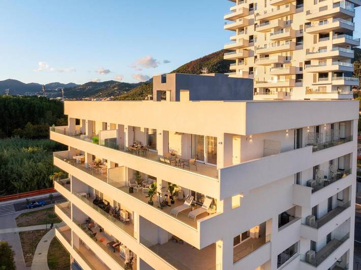 Attico per 2 persone, con balcone e panorama a Salerno