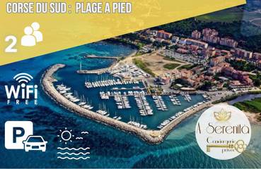 Gîte pour 2 personnes, avec vue et jardin à Sari-Solenzara