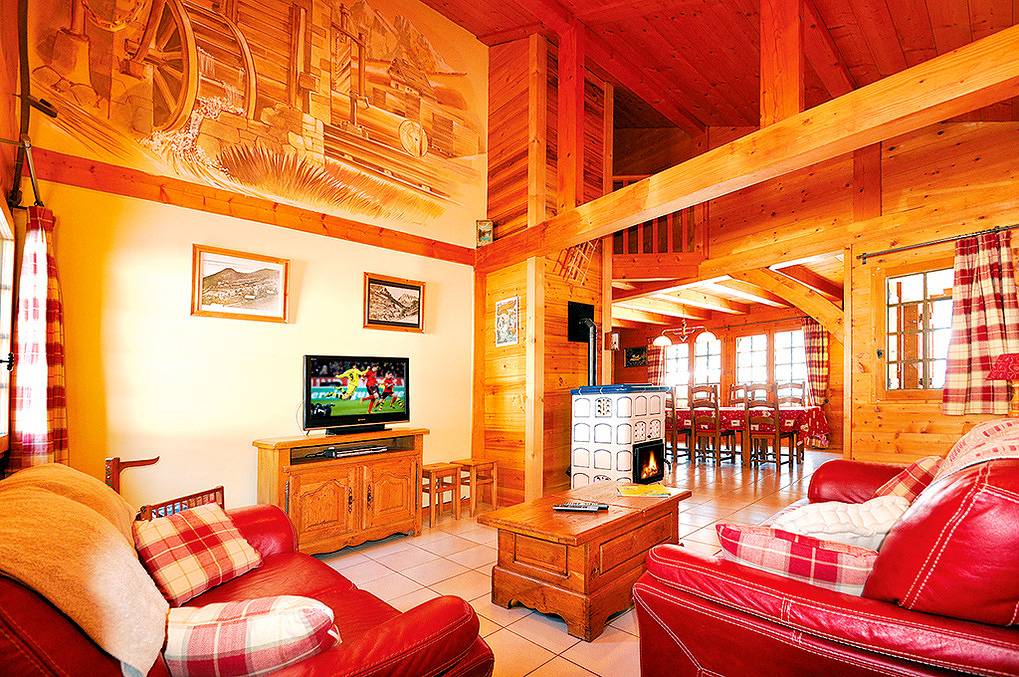 Maison de vacances pour 10 personnes avec balcon in La Chapelle-d'Abondance, Les Portes du Soleil