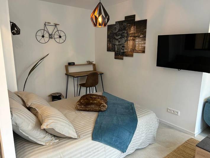 Gîte pour 2 personnes, avec terrasse et jardin à Satolas-et-Bonce - 2