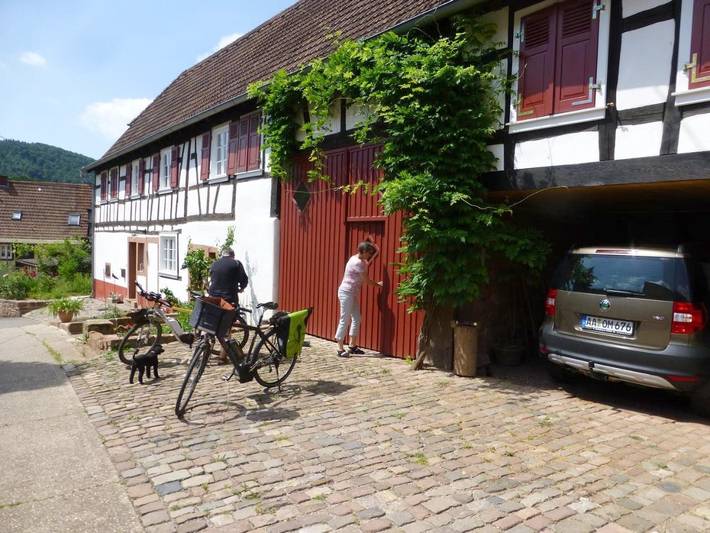 Ferienwohnung für 4 Personen, mit Garten und Ausblick