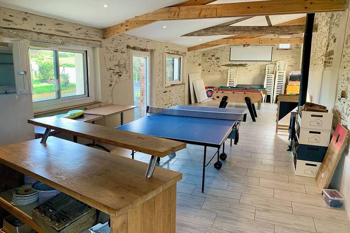 Maison de vacances pour 10 personnes, avec jardin et terrasse
