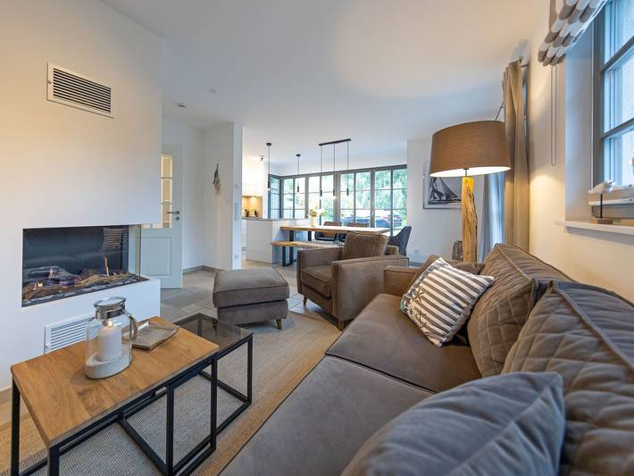 Ferienhaus für 6 Personen, mit Terrasse und Garten sowie Sauna, mit Haustier in Zingst