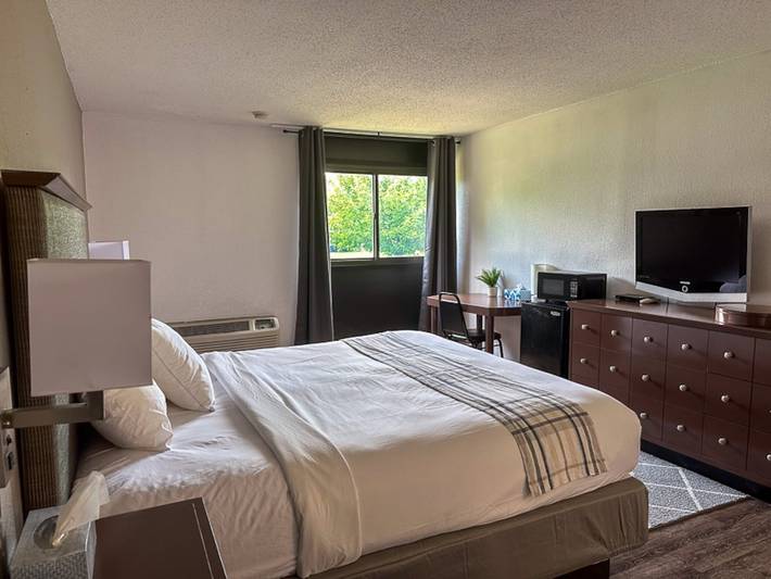 Apartamento entero, 1 Cama King | Para No Fumadores, Microondas in Lago Ontario
