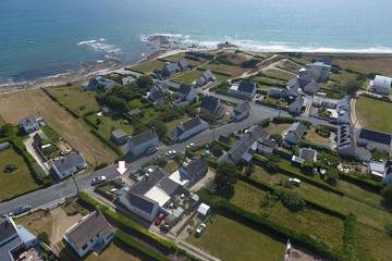 Gîte pour 4 personnes, avec terrasse et jardin dans Plage du palue du Cosquer