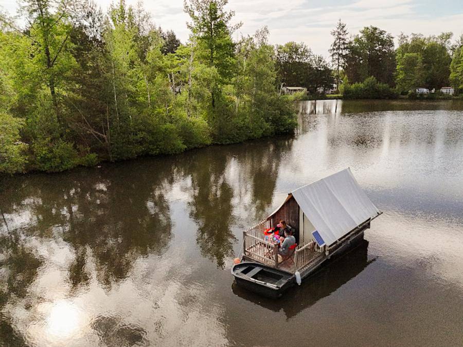 Camping Sunelia l'Etang de Sologne - Alojamiento 2 personas - Insolite Flotente in Nouan-le-Fuzelier, Sologne
