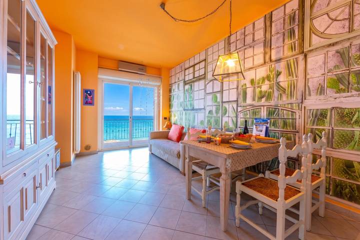 Ferienwohnung für 4 Personen, mit Balkon und Meerblick sowie Kinderpool an der Ligurische Küste - 3