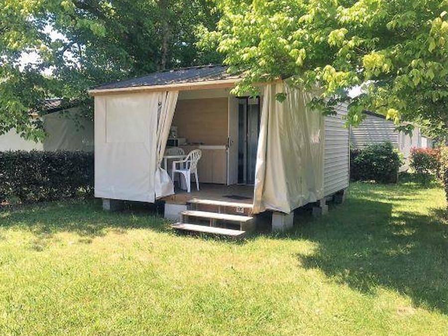 Camping Landes Bleues - Mobilhome 4 personas - Tithome (sin baño) in Aureilhan, Côte d’Argent