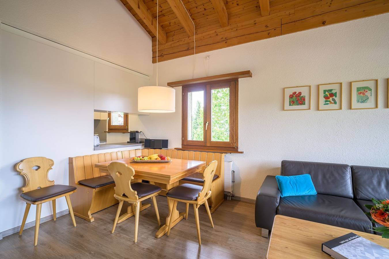 Geheel appartement, Vakantieappartement voor 4 personen met balkon in Flims-Dorf, Flims