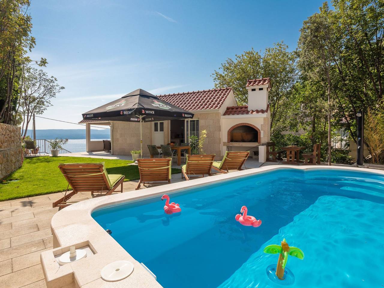 Ferienvilla "Villa Leoma" mit privatem Pool in Marusici, Split-Dalmatien