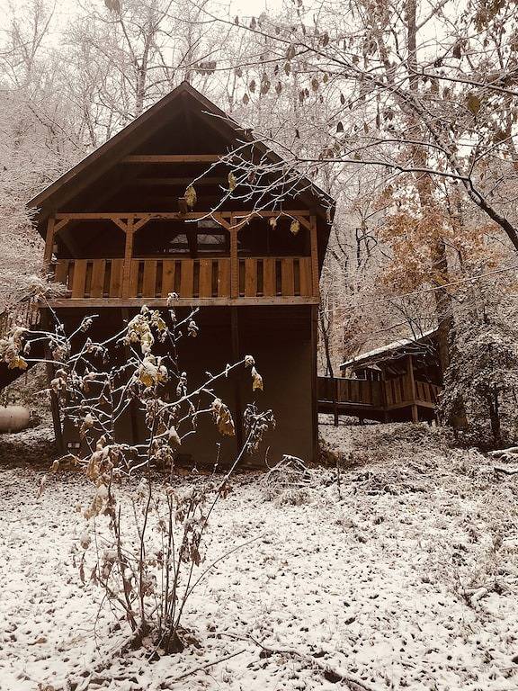 Blockhütte für 4 Personen, mit Whirlpool und Pool - 1