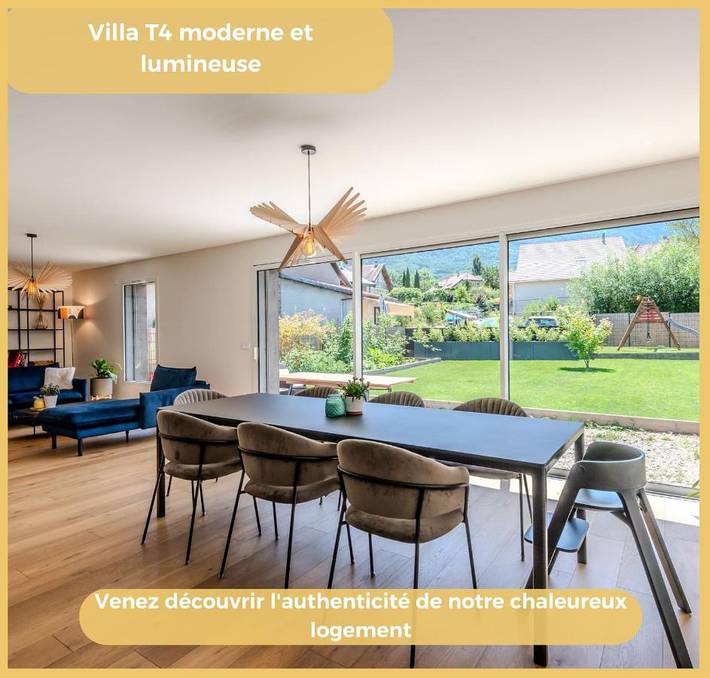 Gîte pour 8 personnes, avec terrasse à Archamps