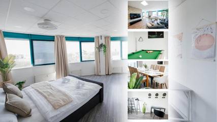 Gîte pour 14 personnes, avec jacuzzi ainsi que balcon et piscine à Karlsruhe