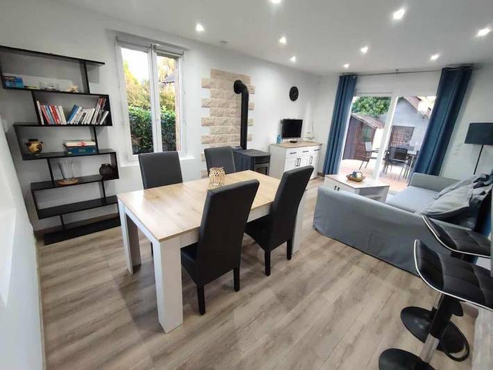 Maison de vacances pour 6 personnes, avec vue et jardin