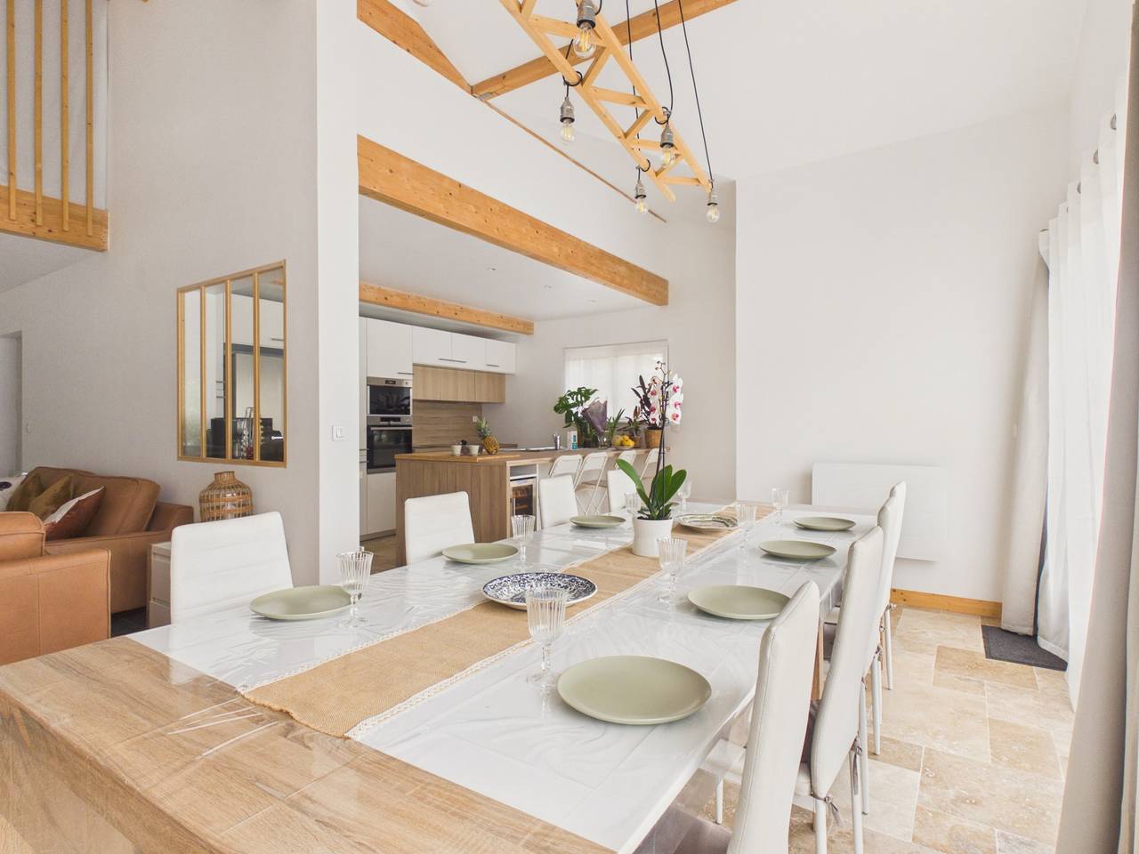 Piscina, jardín y juegos infantiles – Casa para 6 in Taussat, Lanton