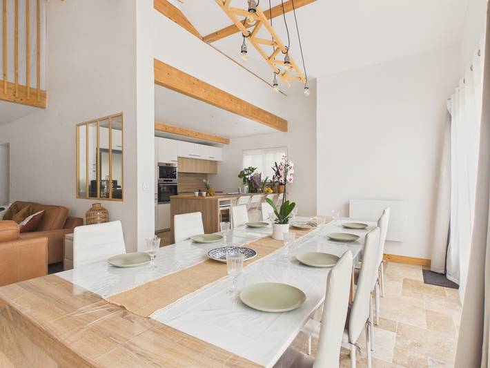 Piscina, jardín y juegos infantiles – Casa para 6 in Taussat, Lanton