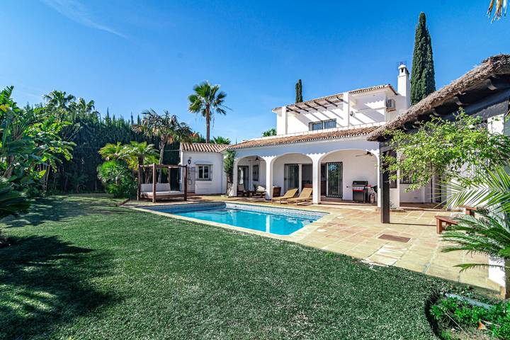 Casa de vacaciones para 8 personas, con jardín en Costa del Sol