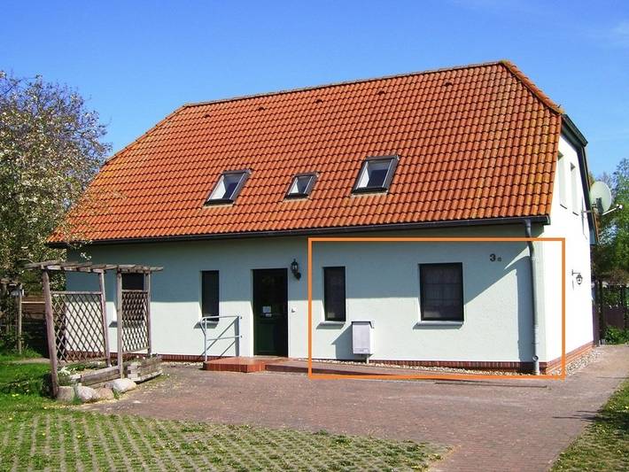 Ferienwohnung für 3 Personen, mit Terrasse und Garten