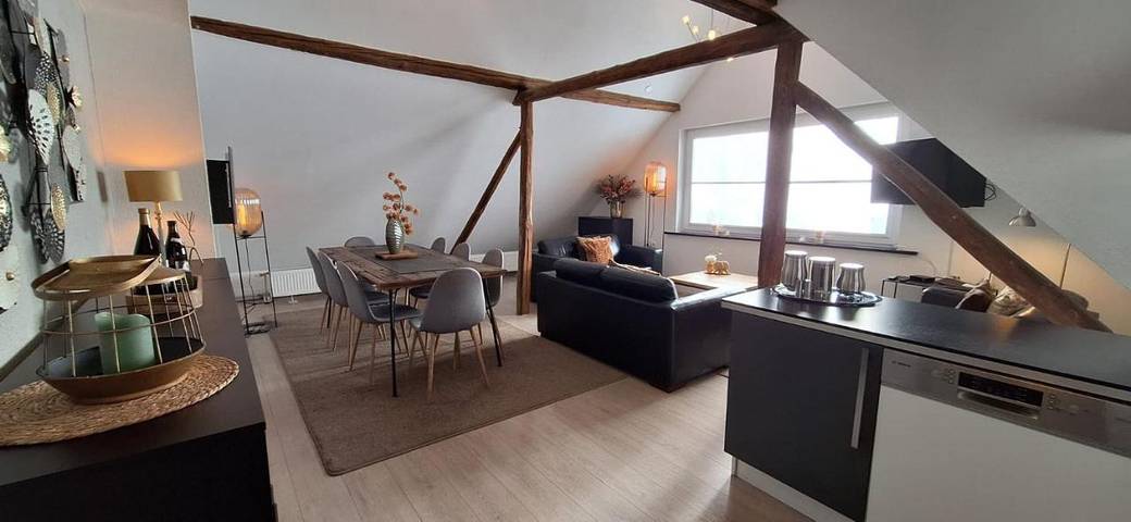 Ferienwohnung für 9 Personen, mit Ausblick und Garten sowie Seeblick, mit Haustier in Waldeck - 3