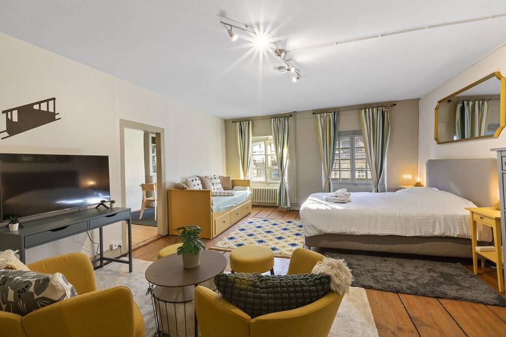 Ganze Wohnung, Bright studio in Freiburg's old town in Freiburg im Üechtland, Kanton Freiburg