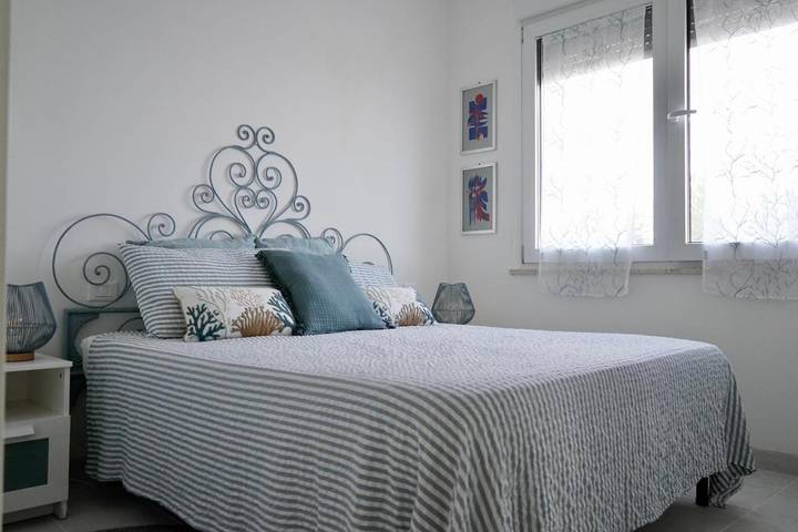 Ferienwohnung für 4 Personen, mit Terrasse und Ausblick sowie Garten, mit Haustier