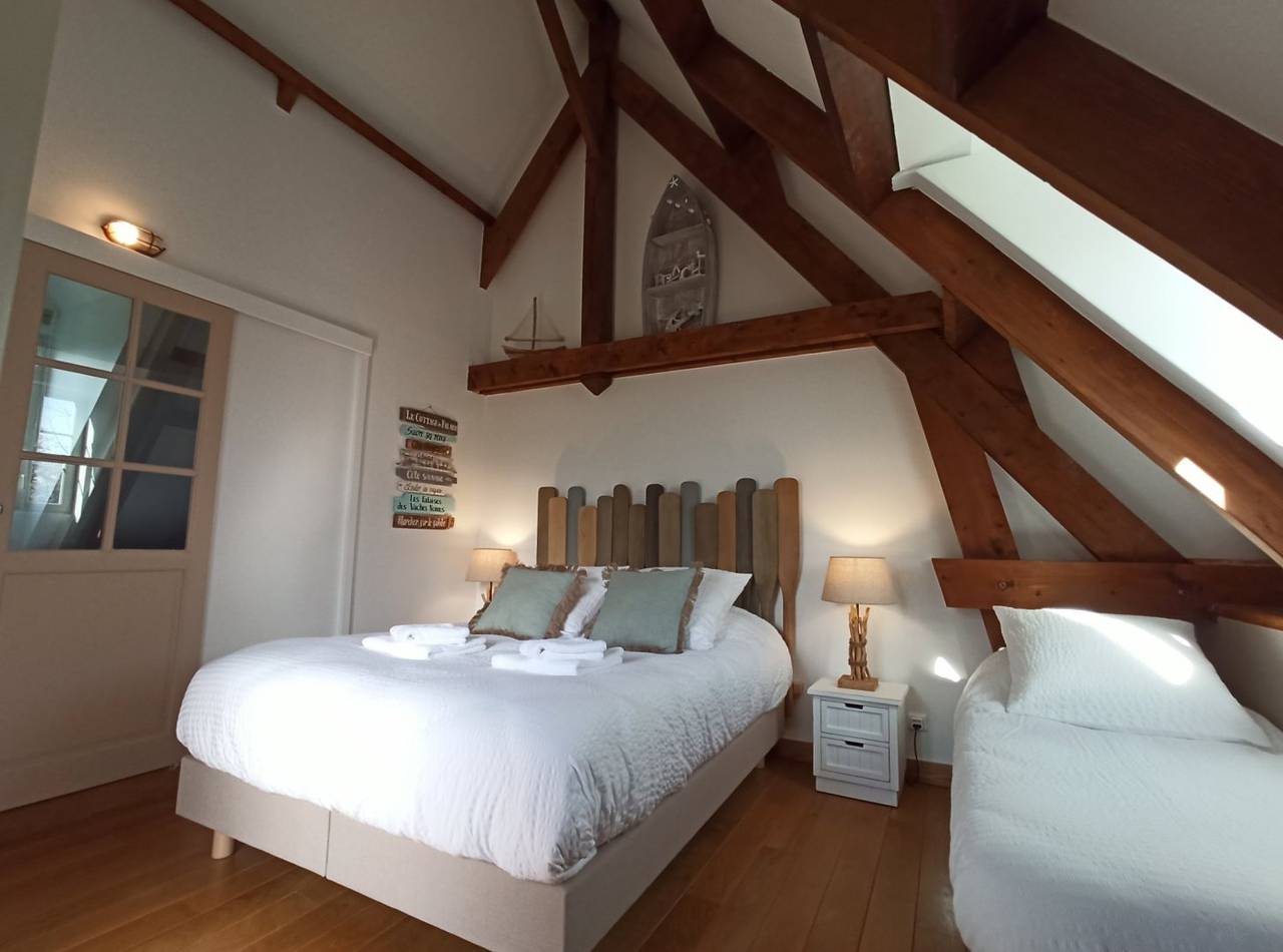 Chambres d'hôtes / Dépendance Le Cottage des Falaises - La Cabane in Gonneville-sur-Mer, Région de Lisieux