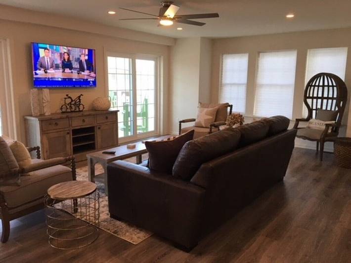 Vacation rental for 10 people, with balcony and pool in North Wildwood