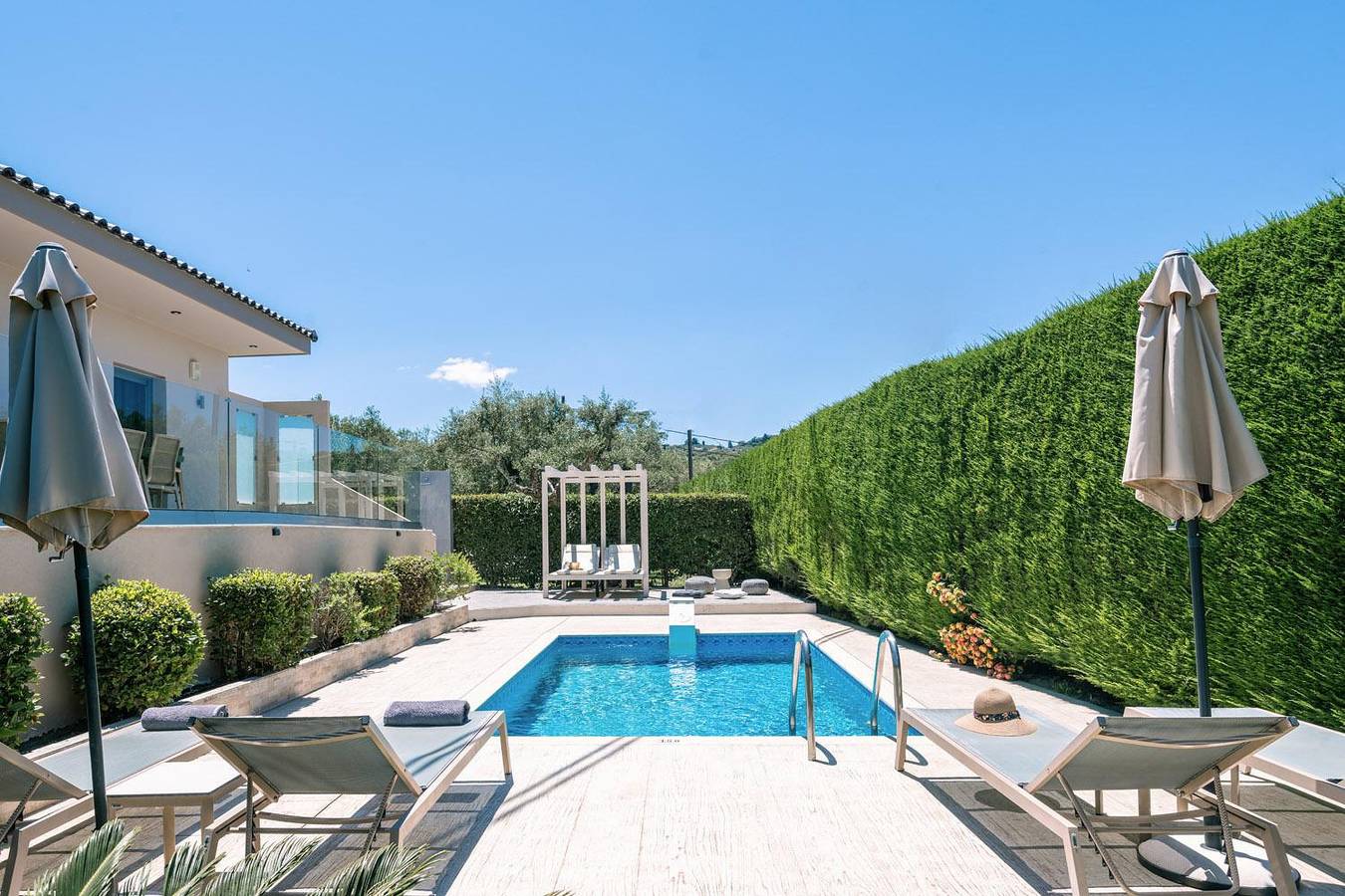 Villa für 6 Personen mit Terrasse in Tragaki, Zakynthos