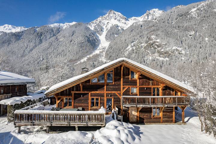 Maison de vacances pour 14 personnes, avec jacuzzi et jardin à Chamonix-Mont-Blanc