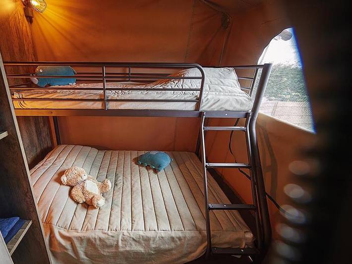 Tente pour 5 personnes, avec sauna dans le Cantal - 3