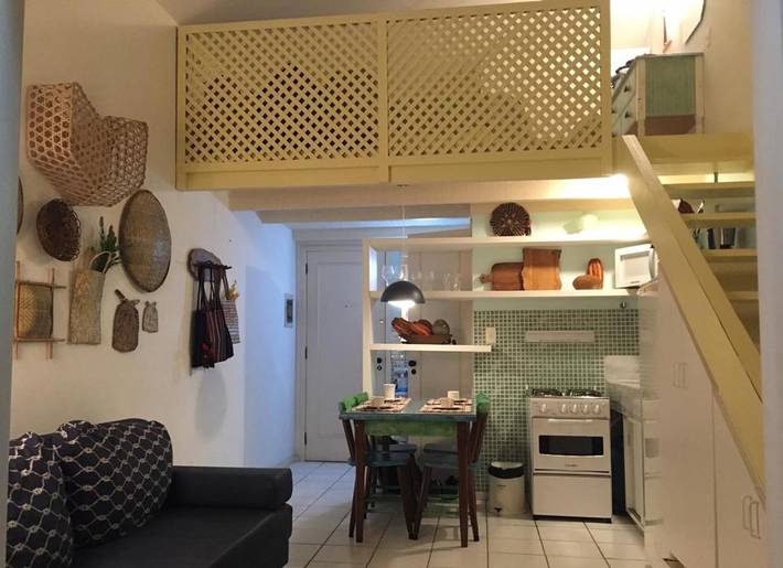 Casas e apartamentos de temporada para 4 pessoas, com vista e balcão, com animais de estimação na Praia do Forte